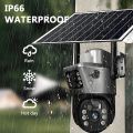 5MP CCTV Solar 4G Sim Camera Outdoor Colorful Night Vision Recording Security Solar. 