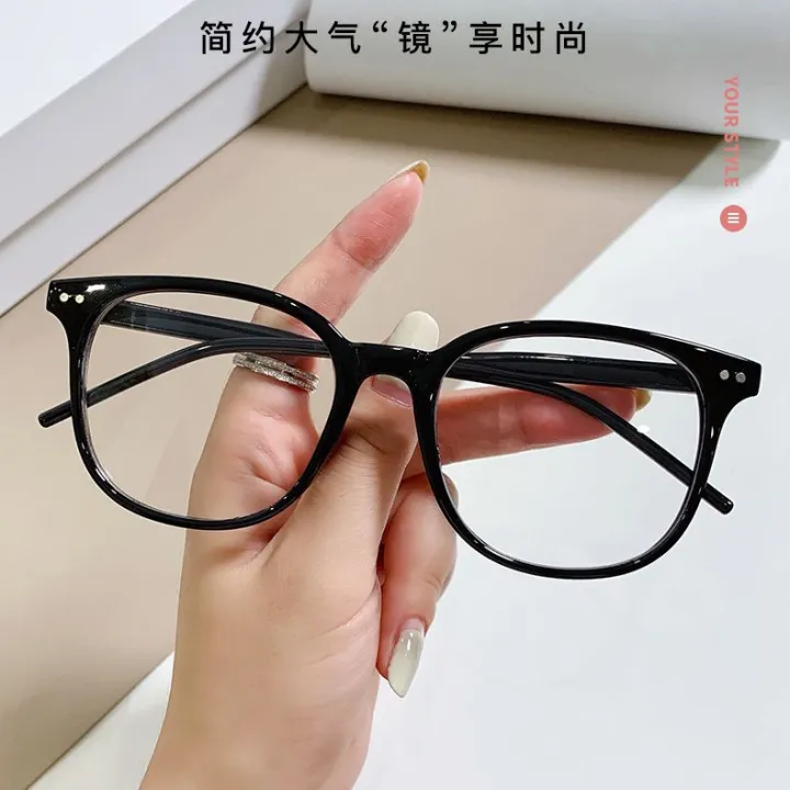 Higher Grade Blue Light Filter Retro Design Clear Lens Computer Glass Mari Clear Lens Blue Light Filter Unisex Ladies and Men Clear Lens Protection Blue Light Filter Lens Stylish Girls Clear Lens Nurd Glasses in Daraz Flyer