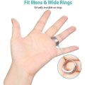 8 Pcs/Set Silicone Clear Ring Size Adjusters Invisible Loose Rings Reducers Ring Guard Spacers. 