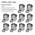 10Pcs Durable Steel Thread Guide with Tail Flat Bar Coil Thread Loop Lockstitch Sewing Machine Parts For JUKI MH-481 MH-484 DLN-5410 DLN-9010. 