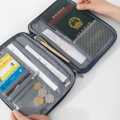 Travel document storage bag, large-capacity multi-functional bill holder, passport protective case, document household registration book, sorting bag box. 