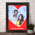 A3 Size Personalised photo frame- Black dot frame 1 photo -9. 