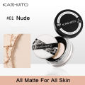 KATO Oil Control Loose Powder Soft Matte Shimmer Setting Finishing Foundation Powder Natural Long Lasting Brighten Skin. 
