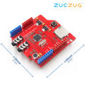 【InnovateWorld】VS1053 VS1053B Stereo Audio MP3 Player Shield Record Decode Development Board Module With TF Card Slot For Arduino UNO R3 One. 