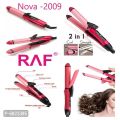 Nova In Hair Straightener Curler Professional Hair Dryer 2 in 1 NOVA NHC-2009 Hair Curler and Hair Straightener. 