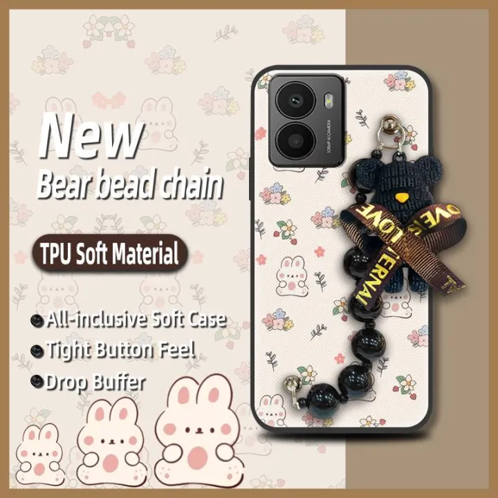 soft%20case%20Bear%20bracelet%20Phone%20Case%20For%20Nokia%20HMD%20Fusion%20protective%20case%20phone%20case%20Waterproof%20Black%20pearl%20pendant%20cute%20-%20Image%207