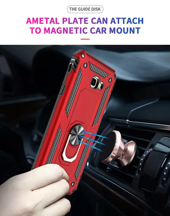 Lereach%20For%20Samsung%20Galaxy%20J4%20plus%20/J4%20Prime%20/J415%20/%20J4%20Core%20Mobile%20Phone%20Case%20TUP+PC%20Hard%20Ring%20Car%20Ring%20Bracket%20Shockproof%20Back%20Cover%20-%20Image%205