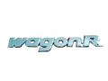 Wagon R Word large Chrome logo badge Emblem. 