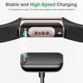 100cm/50cm USB Charger For Fitbit Charge 5 Charging Cable For Fitbit Luxe USB Charging Charger Dock With Reset Function. 