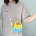 Kids Pop It Unicorn / DOLL Bag Purse Handbags Shoulder Strap Silicone Rainbow Kawaii Messenger Bag Girl Children Push Bubble Toy Gift. 