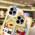 DuBaiNi For Realme C3 Creative SpongeBob SquarePants Pattern Phone Case Monster Lens Phone Shell Soft Protective Cover Shockproof Cellphone Casing. 