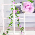 2.35m Artificial Flower Leaf Rattan Vine Park Air Conditioner Pipe Decor. 