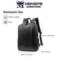 MENSPE Men Backpack Laptop Backpack PU Leather Business Travel Backpack College Fashion Backpack Casual Backpack Anti Theft Back Pack School Bag Accommodates 15inch Notebook. 
