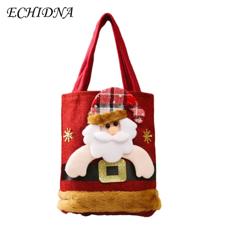Heavy%20Duty%20Fabric%20Gift%20Bag%20Christmas%20Gift%20Handbag%20Cute%203d%20Santa%20Snowman%20Elk%20Bear%20Design%20Reusable%20Heavy%20Duty%20Cloth%20Bag%20for%20Grocery%20Treats%20Candy%20Perfect%20Party%20Favor%20Present%20Bag%20Cute%20Christmas%20Gift%20Bag%20-%20Image%203