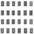 ShopSphere 24 pcs Viking Runes Set Loose Beads Spacer Beads For Hair Braid Dreadlock Beads DIY Jewelry Making. 
