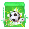 Football non-woven drawstring bag backpack kids travel school decor gift bags. 