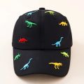 【hot】 New Cartoon Dinosaur Kids Baseball Cap Embroidery Children Girl Boy Sun Hat Spring Summer Outdoor Adjustable Beach Hat. 