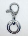 Stainless-Steel Key Ring Tags. 