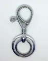 Stainless-Steel Key Ring Tags. 