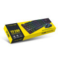 Super cool TF 200 Mechanical Keyboard Rainbow Backlit Gaming 2022 and Mouse Set for Lazer Craving Mechanical Feel for Gamers. 