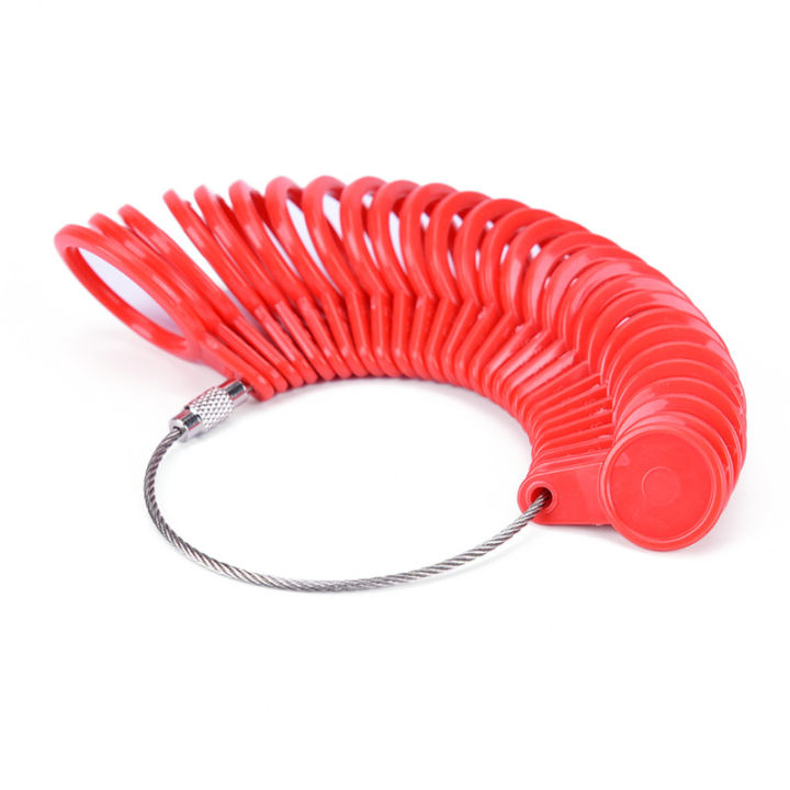 Measure Finger Sizer Ring Gauge All UK Sizes A-Z US Sizes 0-13 Plastic Stamped ANLAN