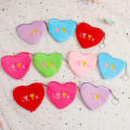 Cartoon Heart Plush Wallet Valentine's Day Love Coin Storage Bag Girl Cute Small Wallet. 