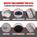 50/60MM Desk Table Plastic Cable Hole Cover PC Computer Desk Round Wire Tidy Grommet Cable Organizer. 