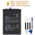 Xiaomi Redmi NOTE 9 PRO Battery BN53 BN-53 BN 53 Battery 5020mAh battery. 