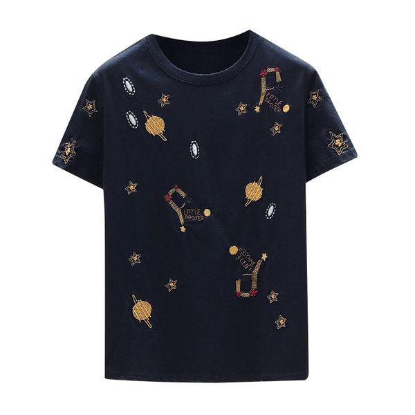 Summer%20Korean%20Style%20All-Matching%20Embroidered%20Top%20Girls%20Fashion%20Cartoon%20White%20Loose%20Short%20SleeveTT-shirt%20Women's2023New-%20-%20Image%206