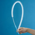 Flexible Wseer Hair Cleaner Kitchen Sink Face Sink Extended Cleaning Hook Freely Bendable Household Pipe Dredging Tools 71cm. 