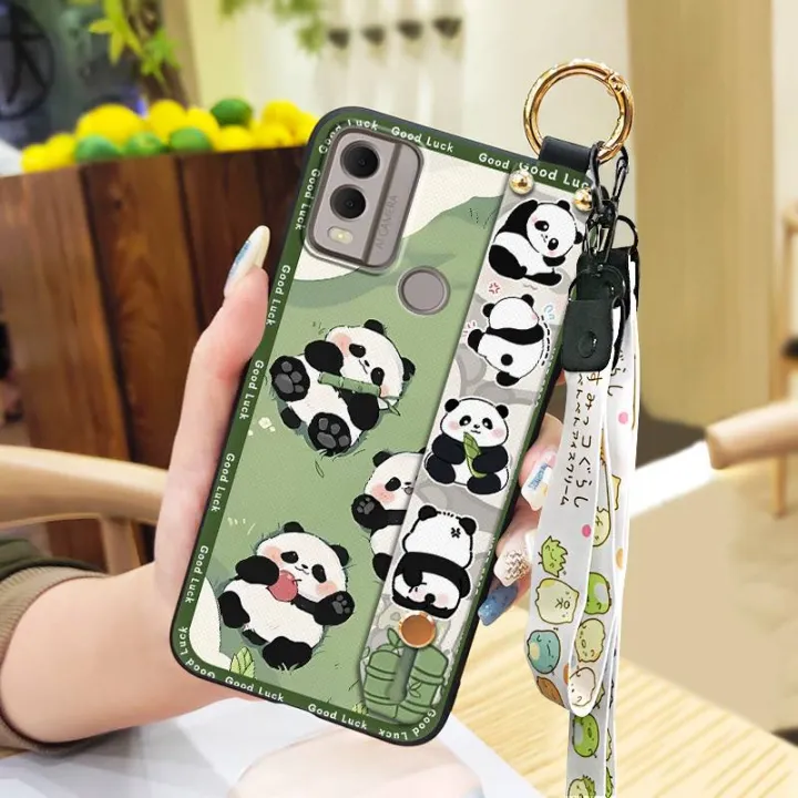 Cartoon%20Wrist%20Strap%20Phone%20Case%20For%20Nokia%20C22%20Fashion%20Design%20Cute%20Dirt-resistant%20Wristband%20Anti-dust%20Waterproof%20ring%20-%20Image%2010