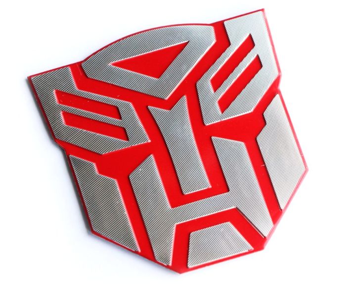 Transformers Car Emblem - Red Color