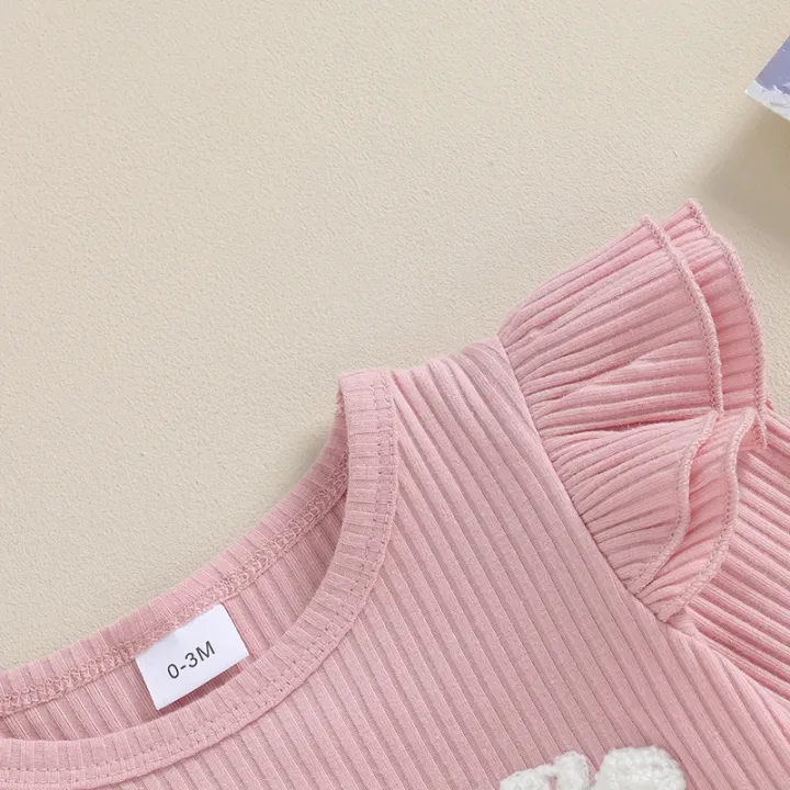 Daddys%20Girls%20Baby%20Clothes%203%206%209%2012%20Month%20Ribbed%20Romper%20Ruffle%20Long%20Sleeve%20Pants%20Newborn%20Outfits%20Clothing%20Set%20-%20Image%205
