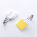 6pcs/lot Self Adhesive Clothes Hook Strong Kitchen Bath Suction Wall Hanger Hook Wall Door Holder Bathroom Towel Hanger. 