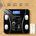 Smart Weighing Scale Bluetooth-compatible intelligent Electronic Intelligent Weight Loss Body Fat Scale Balances  ed Display,Scale for Body Weight and Fat Percentage,with Smartphone App Scale. 
