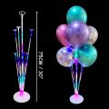 7/13/19 Tube Balloon Stand 1/2set Balloons Column Holder Stick Baby Shower Wedding Decoration Kids Adult Birthday Party Supplies. 