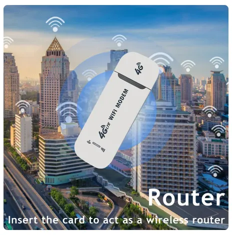 4G LTE Wireless USB Dongle Mobile Broadband 150Mbps Modem Stick Sim Card Wireless Router Standard USB Interface For Home Office