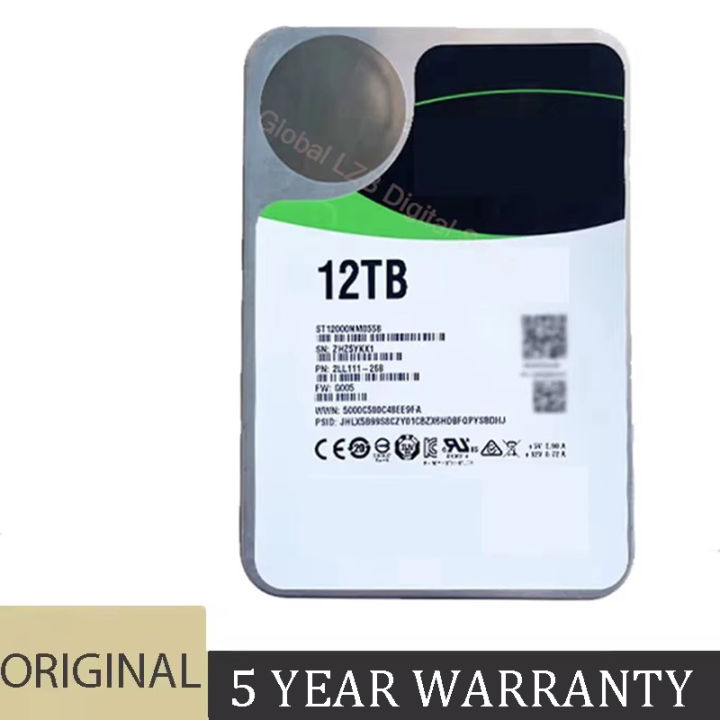 New style Hard Disk ST12000NM0558 7E8 12TB 512n SATA 256MB HDD Cache 3.5-Inch Enterprise Hard Drive HDD 12TB 7200RPM Mechanical Hard Disk