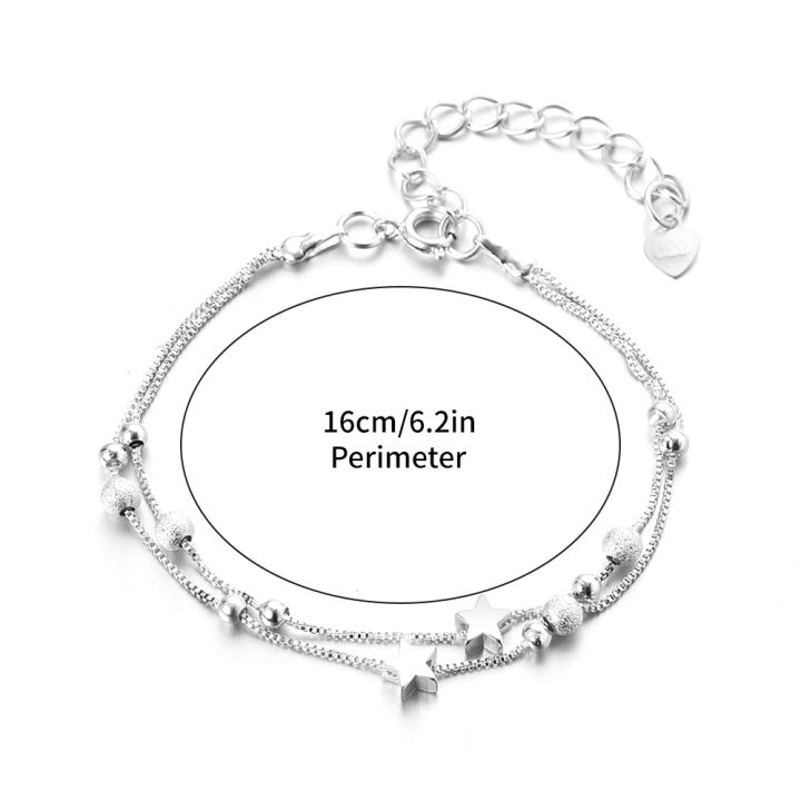 Women%20Double%20Layer%20Star%20Pendant%20Chain%20Bracelets%20Girls%20Sweet%20Charm%20Bangle%20Ladies%20Korean%20Jewellery%20Accessories%20Beads%20Bracelets%20-%20Image%208