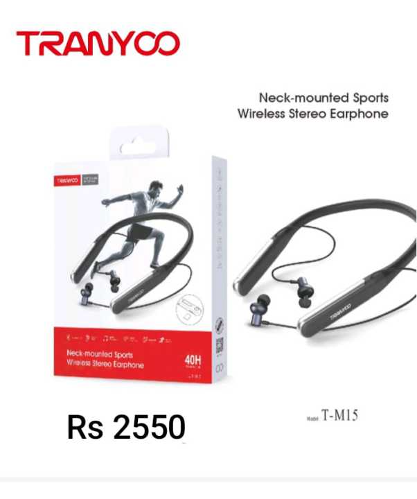 Tranyoo T-M15 Neck Mounted Sports Bluetooth Earphones
