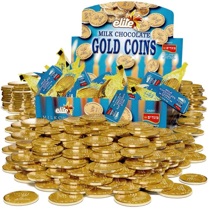 Gold Coin Chocolates 100 Pcs - Imported Foreign Milky Gold Dollar Coin Super Taste Chocolates 100 Pieces