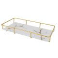 Countertop Tray Iron Glass Counter Organizer Modern Delicate Texture for Kitchen. 