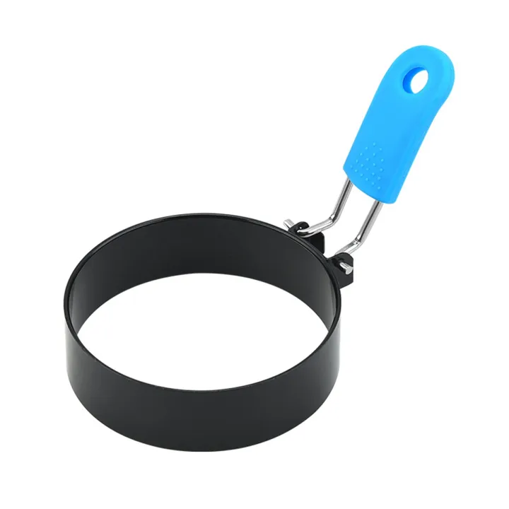 Kitchen Breakfast Cooking Non-stick Anti-scald Round Egg Frying Mold ...