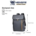 MENSPE Men Laptop Backpack Waterproof Travel Backpack Large Capacity Business Bag College Backpack Casual Shoulder Bag Back Pack School Bag. 