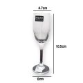 King Dealay Wine Glass Set 6Pcs 120ml L15 Champagne Drinking Glass Hotel & Home Glassware. 