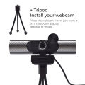 HXSJ 4K Ultra HD 1080P Webcam with Speacker Microphone Web Camera Full HD Acto Focus Webcam Webcam USB Camera Computer PC Webcam. 