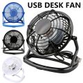 Portable Desk USB Silent Fan Cooler For Laptop Notebook PC Desktop Summer Cooling Fans 180 Degree Rotation 4 Blades USB Mini Fan. 