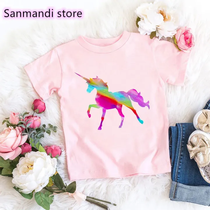 Hot%20sale%20rainbow%20unicorn/elephant%20print%20pink%20tshirt%20girl%20kids%20clothes%20shirt%20kawaii%20children%20clothing%20beautiful%20T-shirt%203-13y%20-%20Image%205