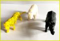 Royal's Animal Set 1: 666C Wild ANIMAL Toys Solid PVC Plastic Animal World small size nine Animals Set toys. 