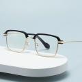 Protection Men Women Elegant Square Eyeglasses Anti-Blue Light Half-frame Reading Glasses Eye. 